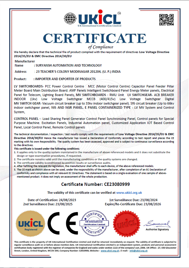 FINAL CE - Suryansh Automation And Technology