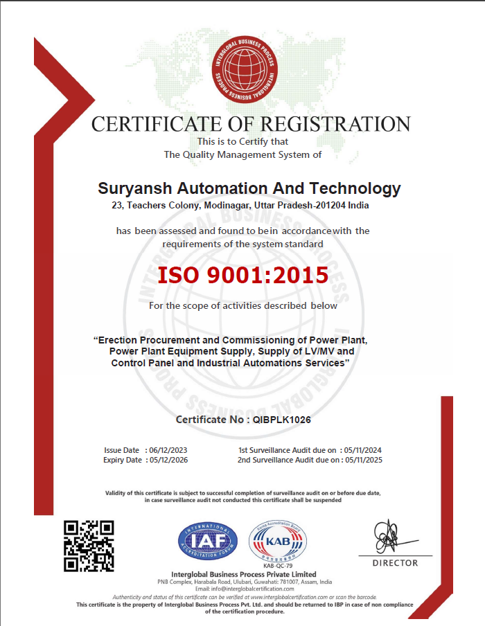 ISO 9001 CERTIFICATE